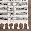 Hauteloom Nava Grid Plush Tassel Rug - 2 of 4