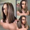 Jessie's Wig 14 Inch Straight Bob Layered Wig 7x5 Pre Cut Lace Highlight Honey Color 1 Pc/Pack - 2 of 4