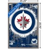 Trends International NHL Winnipeg Jets - Maximalist Logo 23 Framed Wall Poster Prints - 3 of 4