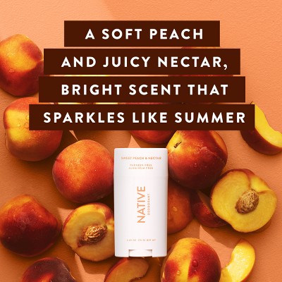 Native Deodorant - Sweet Peach &#38; Nectar - Aluminum Free - 2.65 oz_1