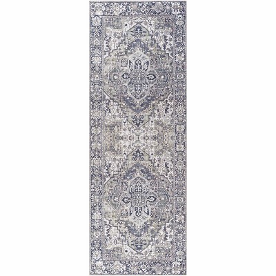 Hauteloom Neyland Iris Gray Area Rug 2359