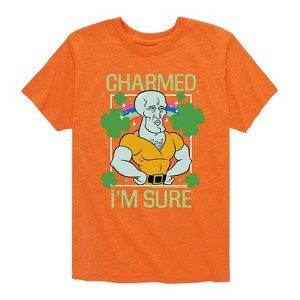 Boys' - SpongeBob Squarepants - Charmed I'm Sure Short Sleeve Graphic T-Shirt - 1 of 4