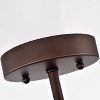 Homestock Bronx Transitional 3 Light Oil Rubbed Bronze Semi-Flush Ceiling Fixture 15" Wide - 2 of 3