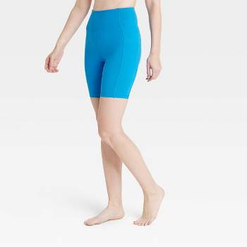 All In Motion Sculpted Mesh Legging XL 7/8 Length Athletic Shaper Pockets  Blue