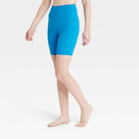 Women's Brushed Sculpt Curvy Pocket Bike Shorts 8 - All In Motion™  Espresso Xxl : Target