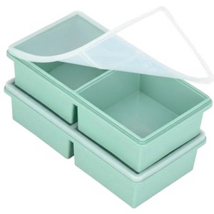 Aoibox 2 Cup Silicone Freezer Trays with Lids, Perfect for Meal Prep, Storing Soups, Lasagna, Leftovers, Sauces, Dishwasher & Oven Safe - 1 of 4