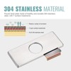 WOWOW 304 Stainless Steel Faucet Deck Plate – Fits 1 to 3 Hole Sinks, For Kitchen & Bathroom - 4 of 4