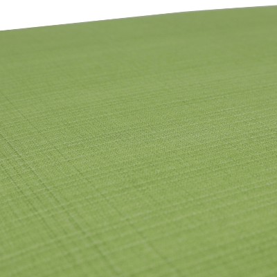 Green Polyester Outdoor Bench Cushion with Ties