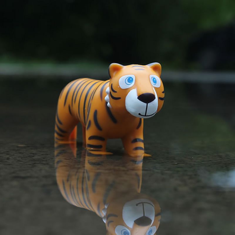 HABA Little Friends Tiger - 4" Chunky Plastic Zoo Animal Toy Figure, 4 of 6