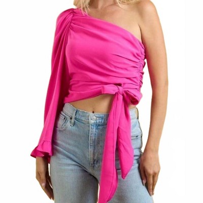 Women's Barbie One Shoulder Blouse - GLAM