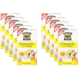 Pusuqui Tea Chamomile with Honey - Case of 10 - 25bg - 1 of 2