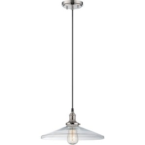 Nuvo Lighting Vintage 1 - Light Pendant in  Polished Nickel - 1 of 1