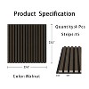 Natural Wood Grain Sound Absorbing Panel (60x60x1.7cm, 4-Pack) - 4 of 4