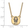 Black Bow Jewelry 14k Yellow Gold Plated Sterling Silver Phi Sigma Sigma Greek Life Necklace 18 Inch - 3 of 4
