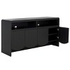 Narine 4 Door 2 Shelf Sideboard/Media Stand - MED9620 - Safavieh - 3 of 4