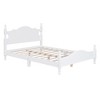 NicBex Retro Style Full/Queen Size Platform Bed Frame with Hollow Design Headboard,Solid Wood Slats Support,No Box Spring Needed,Easy Assembly - 4 of 4