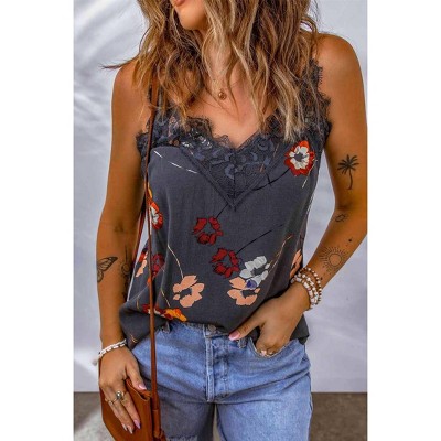 Women's Renley Floral Cami - Shewin Inc.
