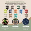 WestinTrends All-Weather Outdoor Patio Round Poly Adirondack Side Table - 4 of 4