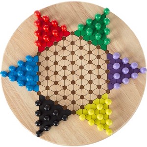 Anker Play Chinese Checkers Wooden Game Set, Board Games, Ages 6+ - 1 of 4