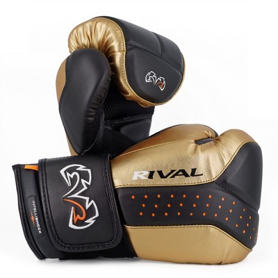 Casco de Boxeo profesional Rival boxing RHG100 negro-dorado 