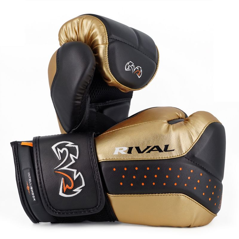 RIVAL Boxing RB10 Intelli-Shock Hook and Loop Bag Gloves, 1 of 3