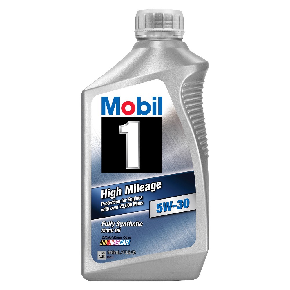 UPC 071924149991 product image for Mobil 1 High Mileage 5W-30 Fully Synthetic Motor Oil 1-qt. | upcitemdb.com