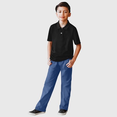 City Threads Boys Soft Cotton 3-Pocket Jersey Pants - UPF 50+ - USA-Made