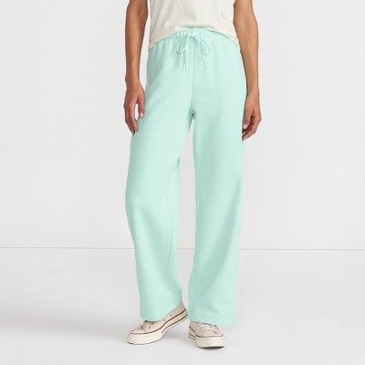 Lands' End Women's Serious Sweats High Rise Relaxed Straight Leg Pants