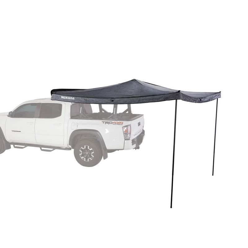 Yakima MajorShady 270 LH Vehicle Roof Mounted Awning Outdoor Rugged Vinyl Travel Cover 80 Square Feet Sun Protection Tent, Black, 1 of 7
