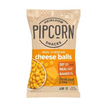 Pipcorn Cheddar Cheese Balls - 4.5oz