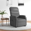 vidaXL Stand Up Chair Anthracite Faux leather, Iron, Poplar wood Standard - 2 of 4