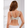 INSPIRE CHIC 2 Pcs Women's Soft Underwire Front Cross Lightly Adjustable Straps Training Minimizers Bras - 2 of 4