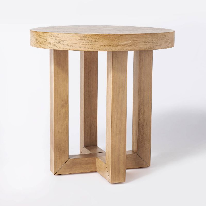 Rose Park Round Wood End Table - Threshold&#8482; designed with Studio McGee, 1 of 7