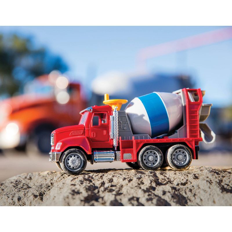 DRIVEN by Battat &#8211; Toy Cement Mixer Truck &#8211; Micro Series, 3 of 8