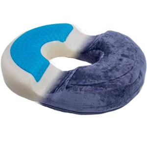 5 Star Super Deals Orthopedic Donut Seat Gel Cushion w/ Infused Memory Foam & Cooling Gel  for Tailbone, Hemorrhoid, Sciatica & Prostate - 1 of 4