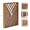 Kate & Laurel All Things Decor 3pc Barreda Wood Wall Art Set Natural - 2 of 4