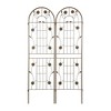 Wooakway 2 Pack Metal Garden Trellis 71" x 19.7" Rustproof Trellis for Climbing Plants Outdoor Flower Support - 2 of 4