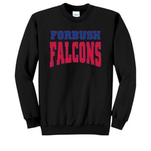 Adult Forbush High School Falcons Name Classic Fleece Crewneck