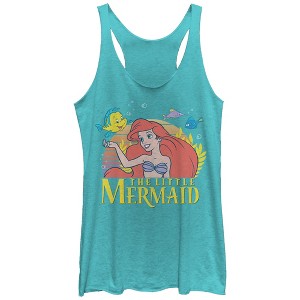 Women's The Little Mermaid Ariel Classic Racerback Tank Top - 1 of 3