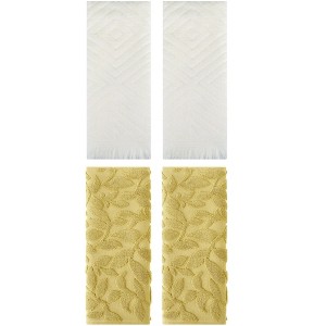 REGALWOVEN 4 Pcs Cotton Bathroom Absorbent Soft Boho Hand Towel - 1 of 4