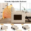 Dyonery 65.5" Loveseat Sleeper Sofa Bed with Pull-Out Couch, Adjustable Backrest, Hidden Storage, USB & Type-C Ports, Tool-Free Assembly - 4 of 4