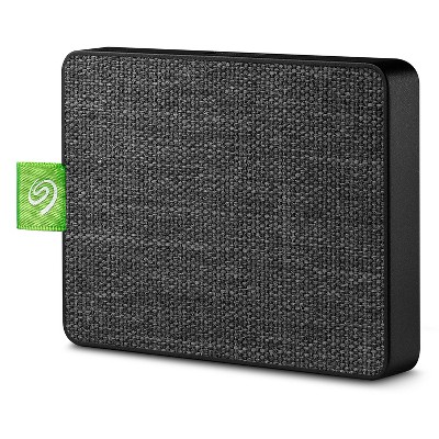Seagate Ultra Touch SSD 1TB External Solid State Drive Portable USB-C USB 3.0 - Black (STJW1000401)