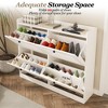 Shoe Storage Cabinet with 4 Flip Drawers, Large Freestanding Hidden Shoe Rack Organizer, Entryway Shoe Organizer Cabinet for Living Room Bedroom - 4 of 4