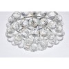 Elegant Lighting Savannah 12 inch flush mount in chrome - 4 of 4