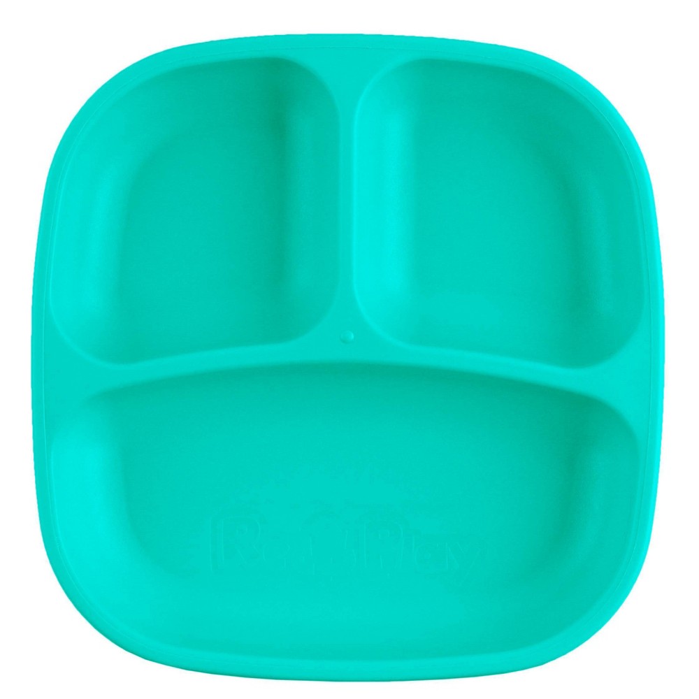 Photos - Other kitchen utensils Re-Play 7" Divided Dining Plate - Aqua
