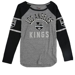G-III Sports Womens LA Kings Graphic T-Shirt, Grey, Medium - 1 of 2