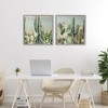 Stupell Industries Cactus Blooms Among Thorns 2pc Framed Giclee Art Set - 2 of 4