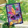 Mardi Gras Mask House Flag Holiday NOLA New Orleans 28" x 40" Briarwood Lane - 4 of 4