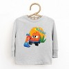 Leo the Truck Scoop Name Distressed - Toddler Long Sleeve Graphic Tee - 2 of 3