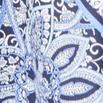 navy scarf print
